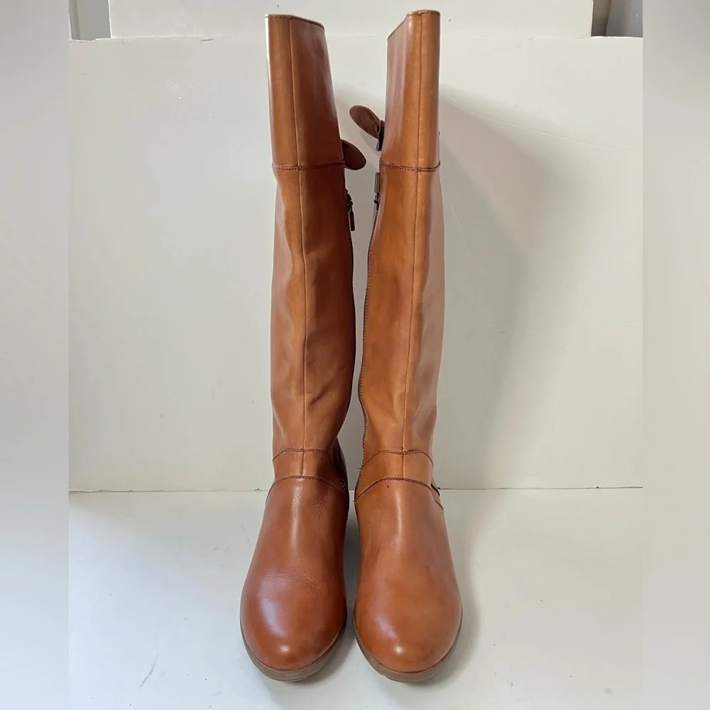 Dansko Dori Tan Leather Knee High Boots Women Size 39